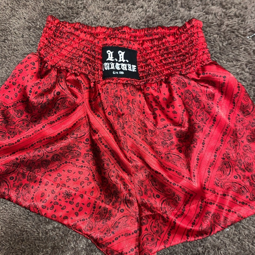 Boxing style athletic shorts!
